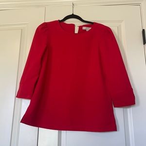 LOFT red blouse